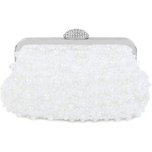 Pearl Clutch Purse for Women